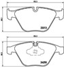 Колодки передні P06055 BREMBO