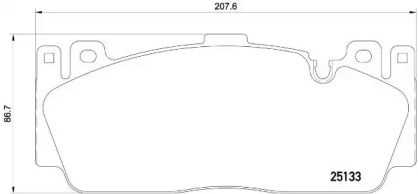 Колодки передні P06079 BREMBO