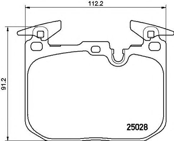 Колодки гальмівні дискові комплект P06088 BREMBO