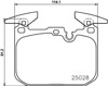 Колодки гальмівні дискові комплект P06096 BREMBO