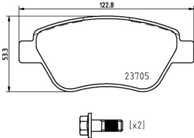 Дискові гальма P23169 BREMBO
