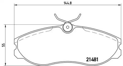 Тормозні колодки P24039 BREMBO
