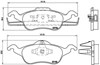 Колодки гальмівні передні, дискові P24046 BREMBO