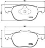 Колодки передні P24061 BREMBO