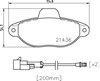 Колодки гальмівні передні, дискові P24147 BREMBO