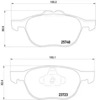 Колодки гальмівні передні, дискові P24158 BREMBO