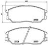 Колодки гальмівні передні, дискові P30028 BREMBO