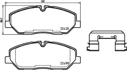 Дискові гальма P30084 BREMBO