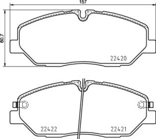 Гальмівні колодки P30090 BREMBO