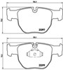 Колодки передні P44012 BREMBO