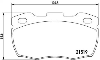 Дискові гальма P44015 BREMBO