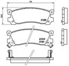 Колодки на гальмо задній дисковий P49025 BREMBO