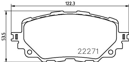 Колодки гальмівні дискові комплект P49054 BREMBO