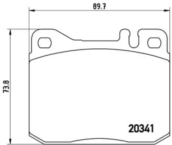 Дискові гальма P50004 BREMBO