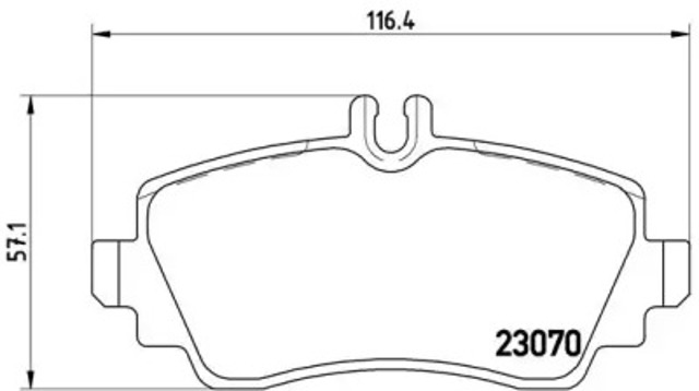 Колодки гальмівні дискові комплект P50035 BREMBO