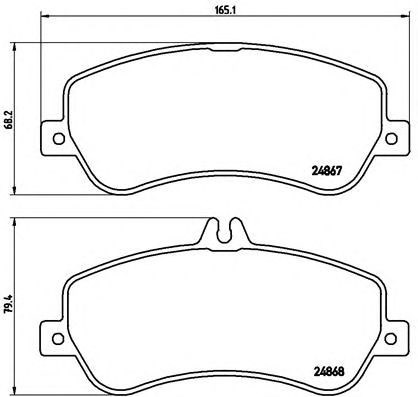 Дискові гальма P50086 BREMBO