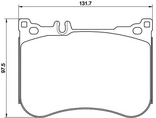 Передні гальмівні колодки P50114 BREMBO