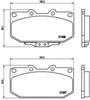 Колодки гальмівні дискові комплект P56025 BREMBO