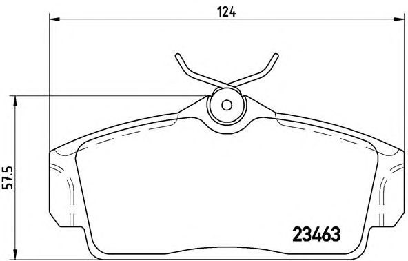 Гальмівні колодки P56036 BREMBO