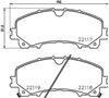 Колодки гальмівні дискові комплект P56106 BREMBO