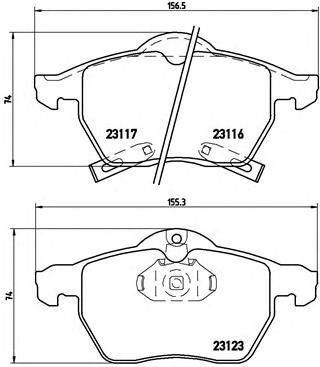 Дискові гальма P59048 BREMBO