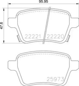 Гальмівні колодки P59086 BREMBO