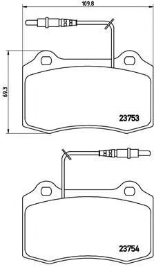 Дискові гальма P61064 BREMBO