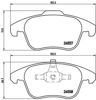 Колодки гальмівні дискові комплект P61086 BREMBO