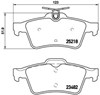 Колодки гальмівні задні, дискові P61110 BREMBO