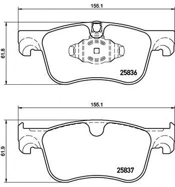 Дискові гальма P61116 BREMBO