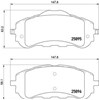 Передні гальмівні колодки Peugeot 308 SW I