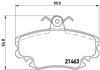 Колодки гальмівні передні, дискові P68008 BREMBO