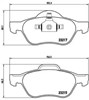 Колодки гальмівні передні, дискові P68029 BREMBO