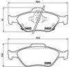 Колодки гальмівні дискові комплект P83085 BREMBO