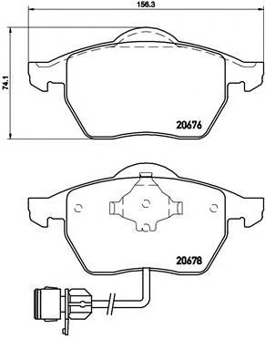 Гальмівні колодки P85026 BREMBO