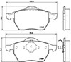 Колодки гальмівні дискові комплект P85039 BREMBO