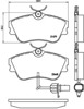 Колодки гальмівні передні, дискові P85050 BREMBO