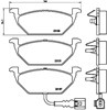 Колодки гальмівні передні, дискові P85072 BREMBO