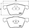 Колодки передні P86022 BREMBO