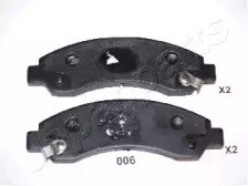 Передні гальмівні колодки PA006AF JAPANPARTS