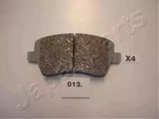 Передні гальмівні колодки PA013AF JAPANPARTS