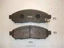 Дискові гальма PA121AF JAPANPARTS