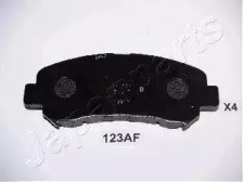 Колодки гальмівні дискові комплект PA123AF JAPANPARTS