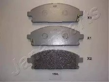 Гальмівні колодки PA154AF JAPANPARTS