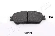 Колодки гальмівні передні, дискові PA2013AF JAPANPARTS