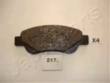 Передні гальмівні колодки PA217AF JAPANPARTS
