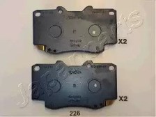 Колодки гальмівні передні, дискові PA226AF JAPANPARTS