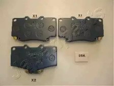 Дискові гальма PA254AF JAPANPARTS