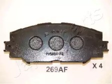 Тормозні колодки PA269AF JAPANPARTS