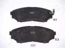 Передні гальмівні колодки PA323AF JAPANPARTS